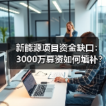 新能源项目资金缺口：3000万募资如何填补？（图3）