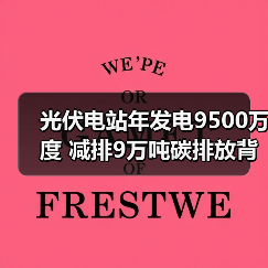 光伏电站年发电9500万度 减排9万吨碳排放背后的环保效益（图1）