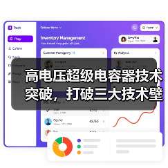 高电压超级电容器技术突破,打破三大技术壁垒(图3) 高电压超级电容器技术突破,打破三大技术壁垒(图3)