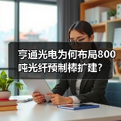 亨通光电为何布局800吨光纤预制棒扩建？（图2）