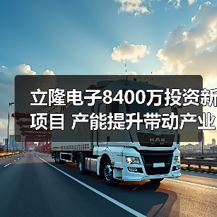 立隆电子8400万投资新项目 产能提升带动产业升级（图4）