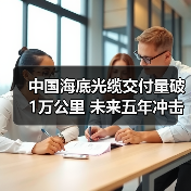 中国海底光缆交付量破1万公里 未来五年冲击全球前三（图1）