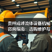 贵州成峰流体设备机械咨询指南：选购维护与故障解析2025（图2）