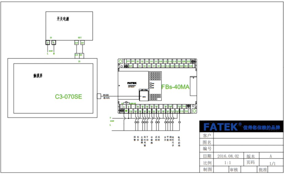 攻丝机 PLC 接线原理.png